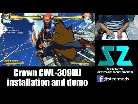 Crown CWL-309MJ Korean Joystick Install and Demo — YouTube review thumbnail