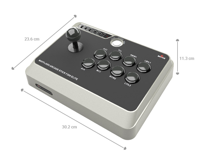 MAYFLASH Arcade Stick F300 Elite — arcade fight stick view 1